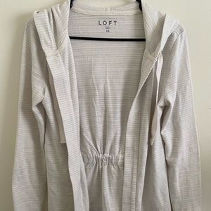 Loft open front hoodie
